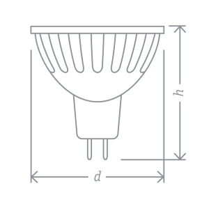 Лампа Navigator 94 206 JCDR 50W G5.3 230V 2000h. Фото 3