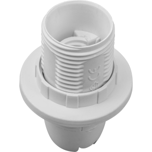 Патрон электрический Navigator 71 602 NLH-PL-R1-E14 пластик люстровый с кольцом. Фото 1